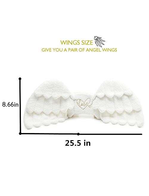 YOMORIO Womens Cute Wings Mini Bag Lolita Girls Angel Cosplay Costume Plush Casual Backpack