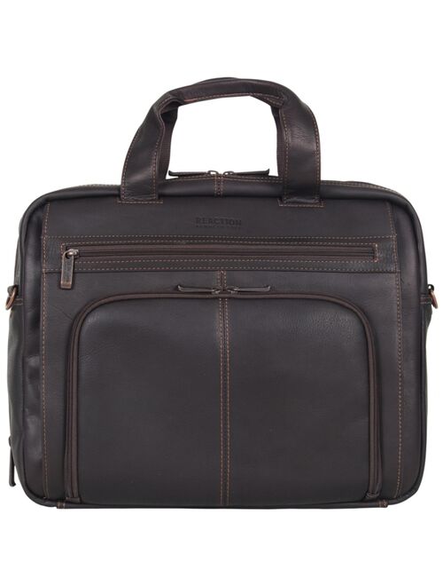 Kenneth Cole Reaction 15.6" Colombian Leather Laptop Business Portfolio