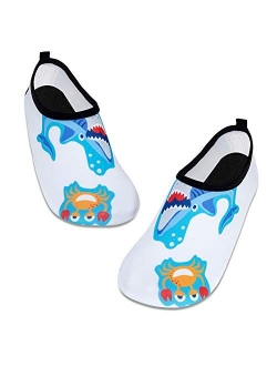 Kids Water Swim Shoes Barefoot Aqua Socks Shoes Quick Dry Non-Slip Baby Boys & Girls