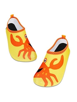 Kids Water Swim Shoes Barefoot Aqua Socks Shoes Quick Dry Non-Slip Baby Boys & Girls