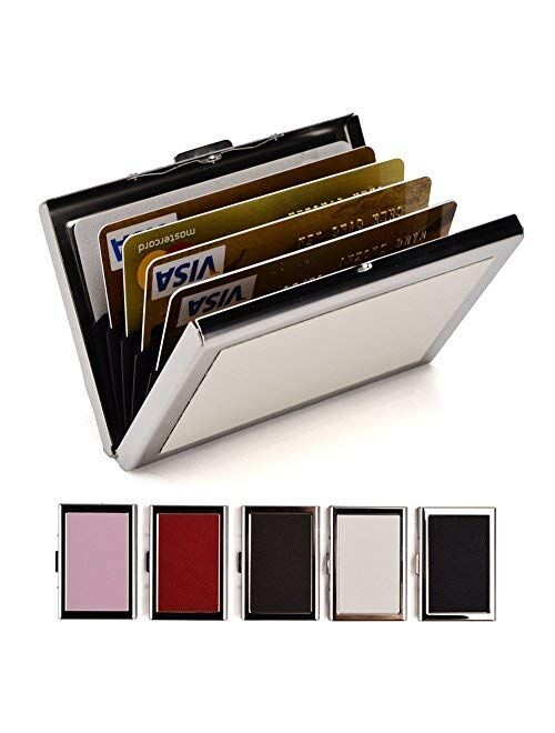 RFID Credit Card Holder Metal Wallets Credit Card Protector Business Card Holder for Women or Men