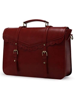 Women Briefcase Messenger Laptop Bag Satchel Handbags Fit 15.6" Laptop