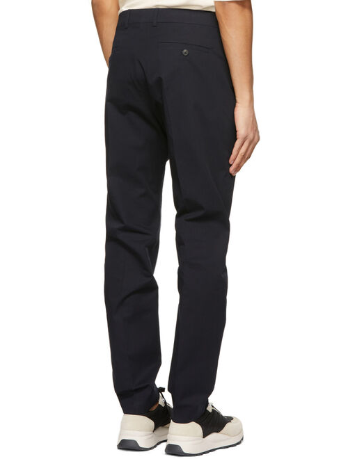 AMI Alexandre Mattiussi Navy Cigarette Fit Trousers