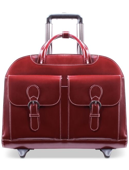 McKlein Davis Wheeled Briefcase