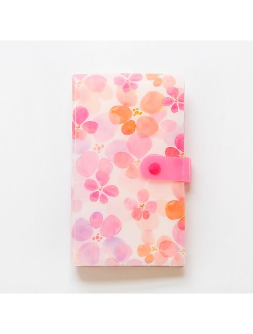 240 Bits Floral Pattern Large Capacity Business Card Holder Ticket Collection Photocard Book Card Case Card Wallet Photo Album