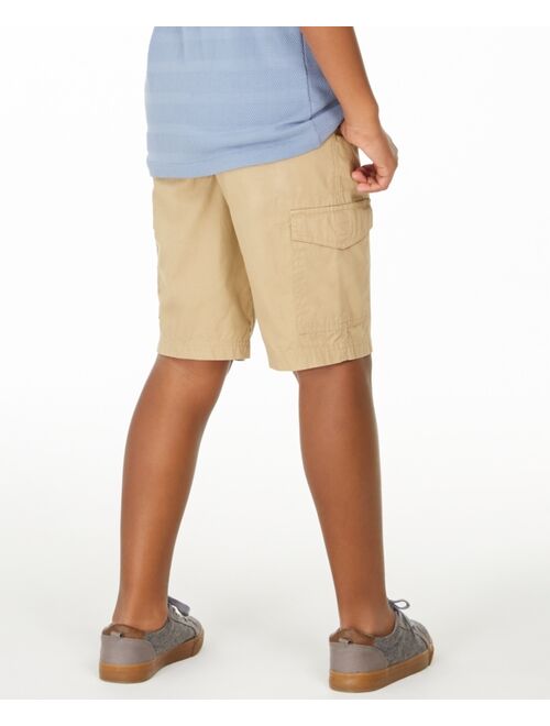 Epic Threads Big Boys Hammock Textured Canvas Cargo Shorts, Created for Macy's