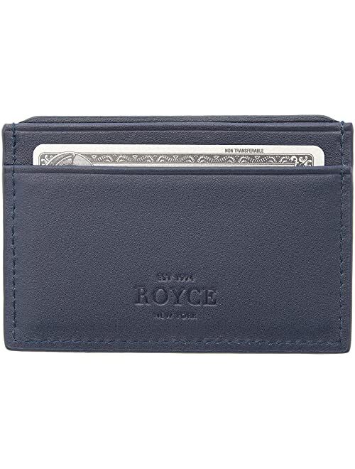 ROYCE New York Leather RFID Blocking Credit Card Holder