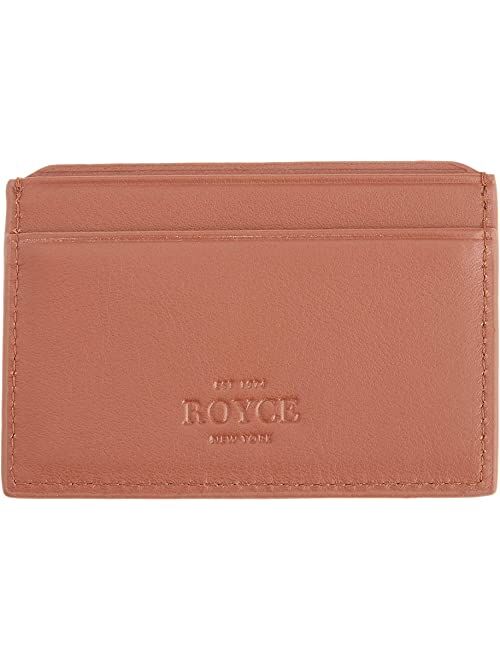 ROYCE New York Leather RFID Blocking Credit Card Holder