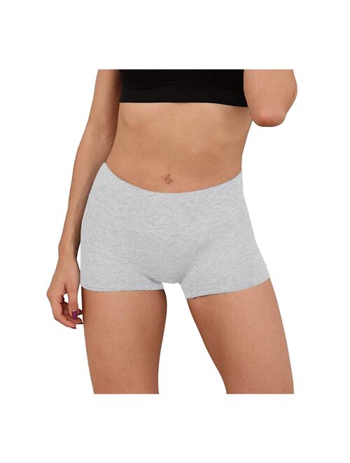 5pcs Summer Safety Short Pants Under Skirts For Women Boyshorts Panties Seamless Big Size Female Safety Boxer Panties Underwear