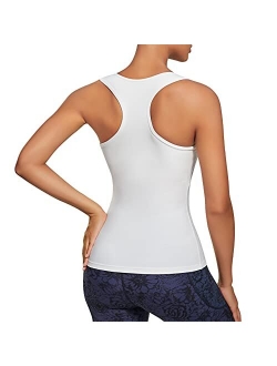 Eleady Workout Tank Tops for Women Built in Bra Racerback Yoga Athletic Tops Sleeveless Sport Shirts Fitness Activewear