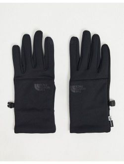 Etip recycled glove in black