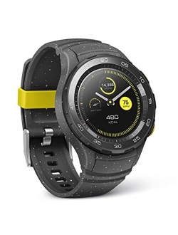 Huawei Watch 2 Sport Smartwatch - Ceramic Bezel - Carbon Black Strap (US Warranty)