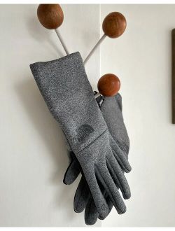 E-tip recycled glove in gray