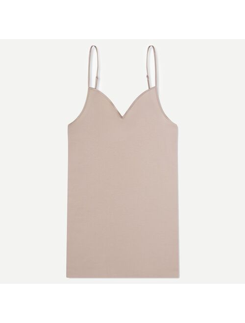 HANRO® cotton seamless V-neck camisole