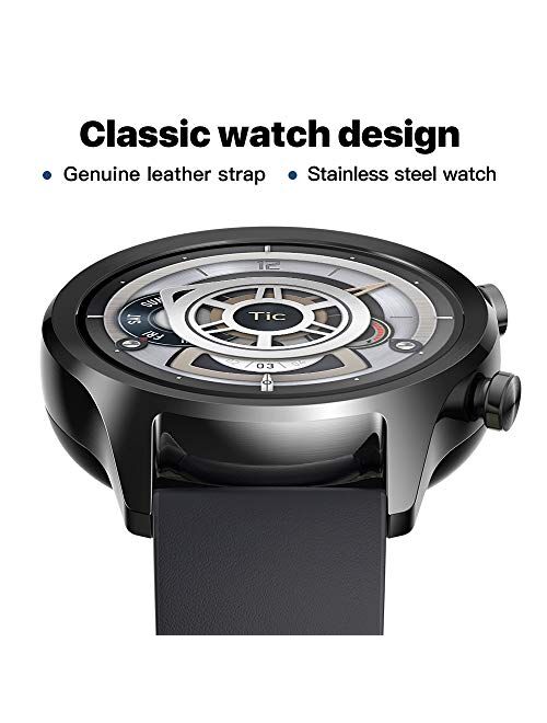 TicWatch C2 Smart Watch Classic Design Fashion smartwatch with All Day Heart Rate, GPS, NFC, Notifications and Alert, Compatible with Android and iOS (Platinum)