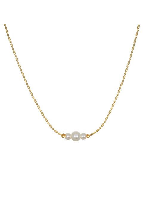 Little Co. by Lauren Conrad LC Lauren Conrad Triple Simulated Pearl Choker Necklace