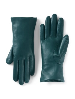 Touch Screen Compatible Leather Gloves with Cashmere Lining