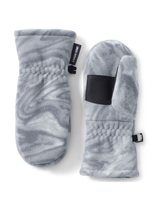 Kids Neutral Lands' End Fleece Mittens