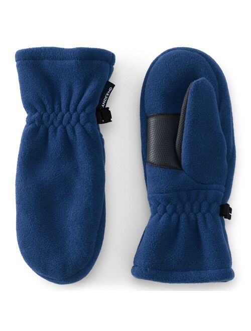 Kids Neutral Lands' End Fleece Mittens