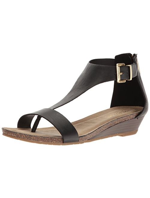 Kenneth Cole REACTION Women's Gal T-Strap Wedge Sandal