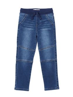 Toddler Boys Tie Waist Slim Striaght Denim Pant