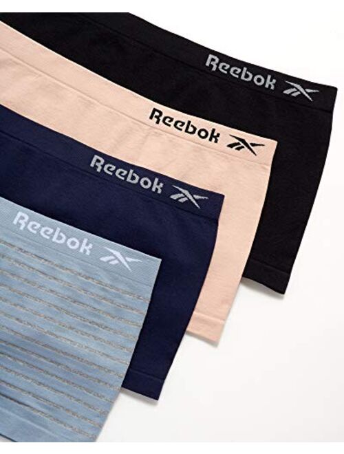Reebok Girls’ Underwear - Seamless Boyshort Panties 6 Pack