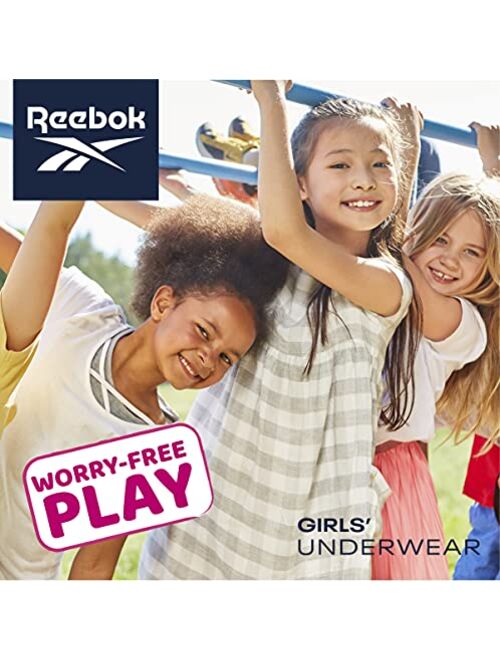 Reebok Girls' Underwear - Seamless Boyshort Panties (4 Pack)