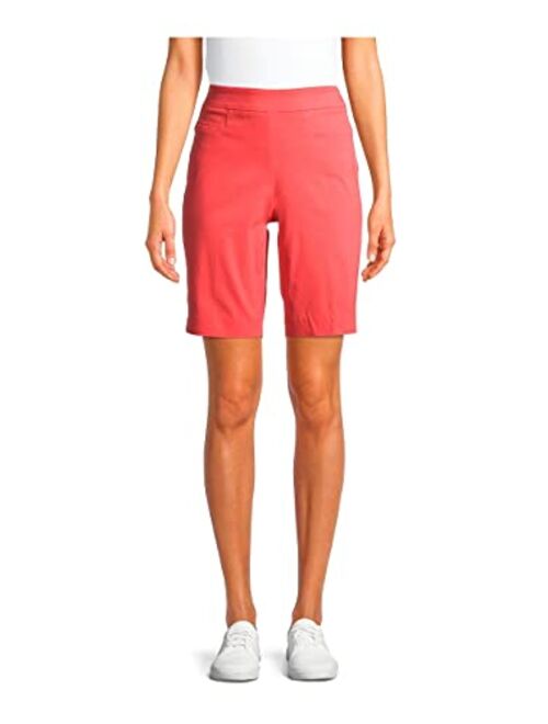 Time and Tru Women's Pull On Styling 10" Inseam Millenium Bermuda 