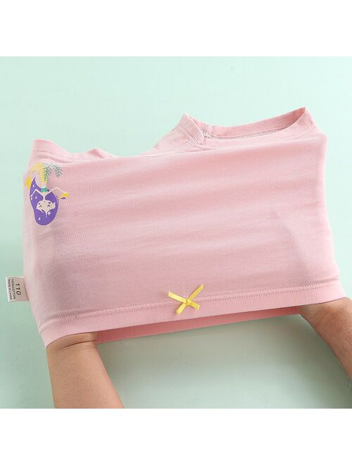 Infant Baby Girls Underwear Panties Kids Boyshort Briefs Soft 100% Cotton Boxer Toddler Undies 3-11 Years(Pack of 4/12)