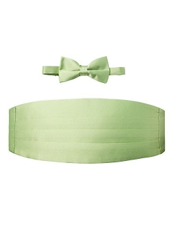 Men's Cummerbund and Bow Tie Set