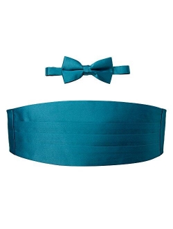 Men's Cummerbund and Bow Tie Set