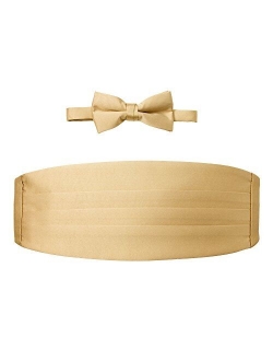 Men's Cummerbund and Bow Tie Set