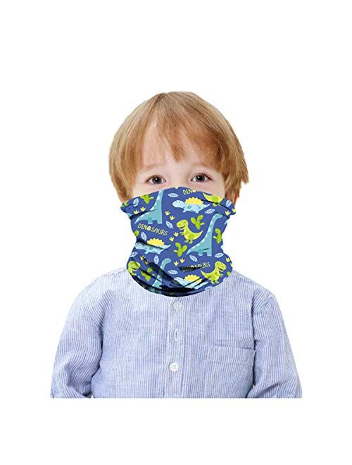 HAO HONG 1 PC Cooling Kids Face Scarf Mask-Dust Bandana Neck Gaiter Multifunction Headband Boy Girl Balaclava Outdoors Dustproof Lightweight