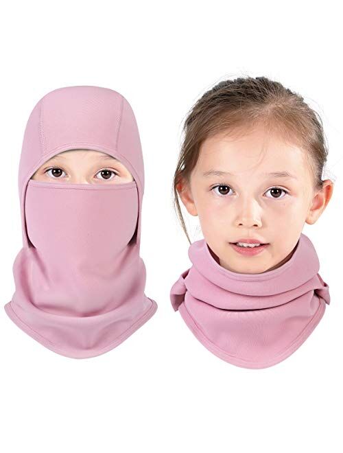 Aegend Kids Balaclava Windproof Ski Face Warmer for Cold Weather Winter Sports Skiing, Running, Cycling, 1 Piece, 4 Colors