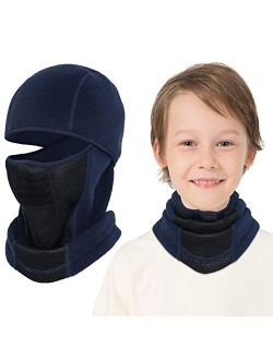 Venswell Kids Balaclava Windproof Ski Mask Winter Face Warmer for Cold Weather Boys Girls