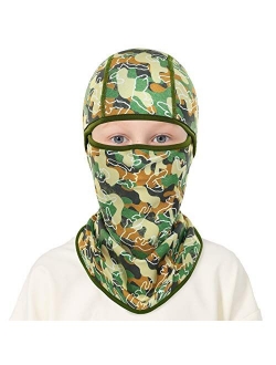 Venswell Kids Balaclava Windproof Ski Mask Winter Face Warmer for Cold Weather Boys Girls