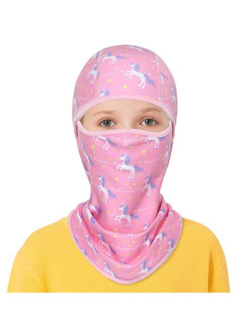 Venswell Kids Balaclava Windproof Ski Mask Winter Face Warmer for Cold Weather Boys Girls