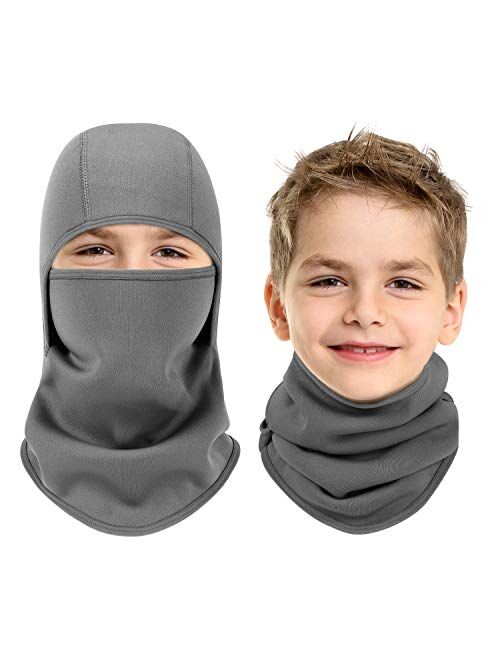 Vorshape Kids Balaclava Windproof Ski Face Warmer Neck Warmer for Cold Weather, 1 Piece, 4 Color