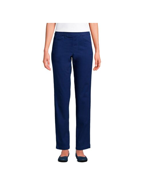 Petite Lands' End Pull-On Chino Ankle Pants