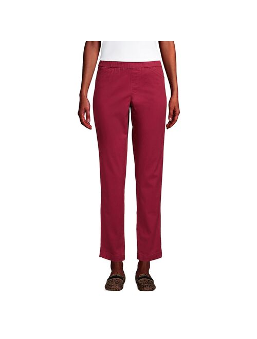 Petite Lands' End Pull-On Chino Ankle Pants