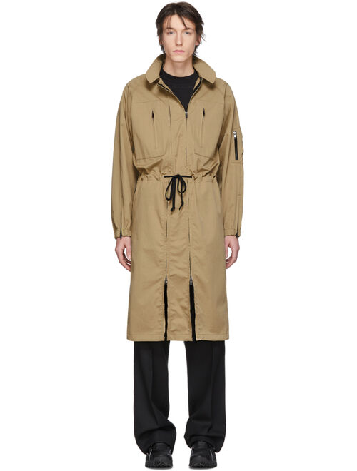 Random Identities Beige Versatile Dress Coat