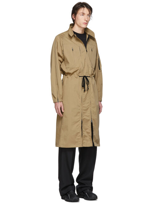 Random Identities Beige Versatile Dress Coat