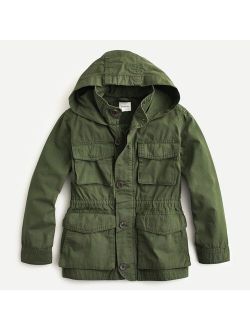 Boys' and Girls' garment-dyed M65 jacket and Coat