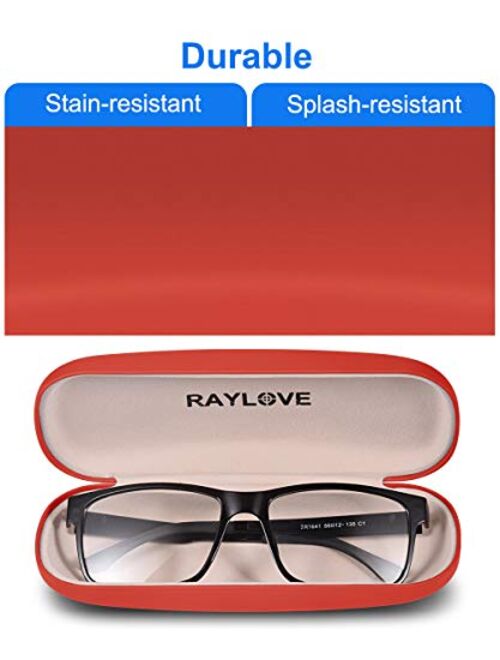 Raylove Unisex Hard Shell Eyeglasses Cases, Protective Case For Glasses