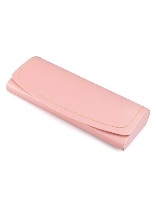 LifeArt Eyeglass Case Hard Shell, Portable Sunglass Case, fashionable PU Leather Eyeglass Case, Lightweight