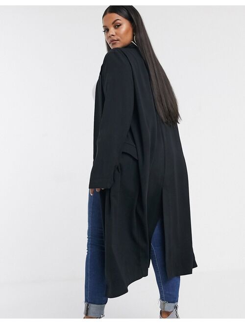 ASOS DESIGN Curve soft duster in black