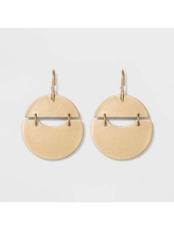 Rounded Shaky Drop Earrings - Universal Thread Gold