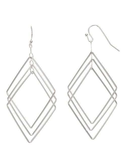 Little Co. by Lauren Conrad LC Lauren Conrad Geometric Nickel Free Drop Earrings