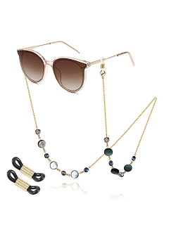 SAM & LORI Eyeglass Chain Strap Holder Eyewear Retainer Reading Women Necklace