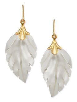 Macy's Leaf Earrings in 10k Gold